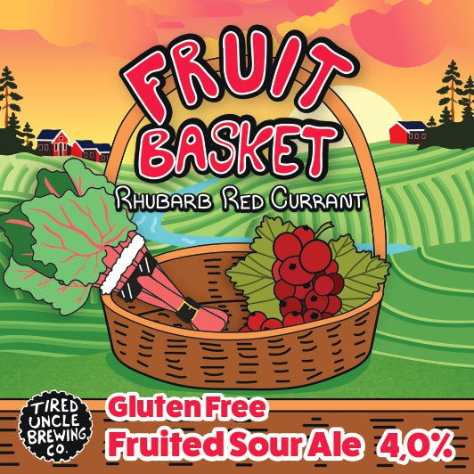 Fruit Basket Raparperi-herukka 440 ml