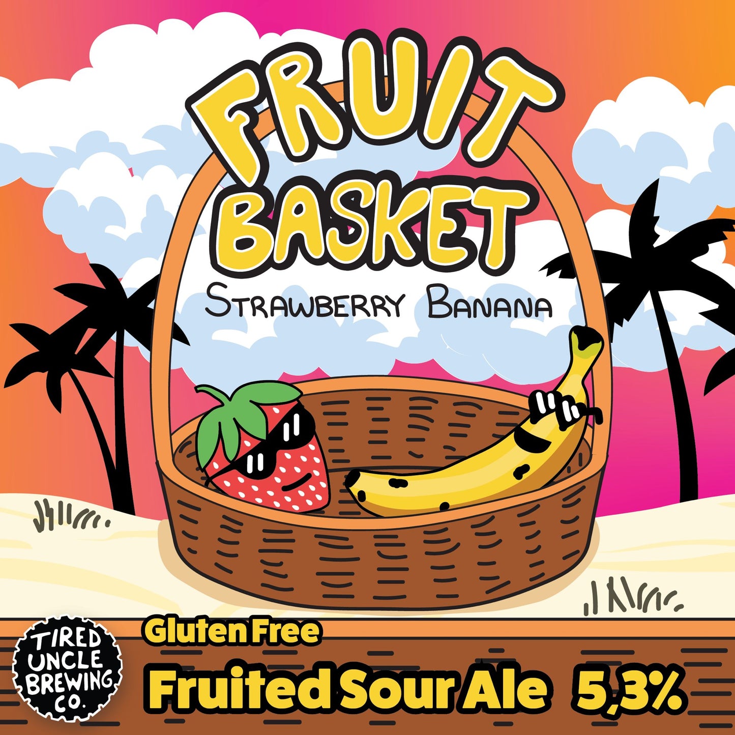 Fruit Basket Mansikka-Banaani 440 ml tölkki