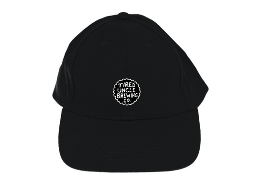 Tired Uncle's baseball cap